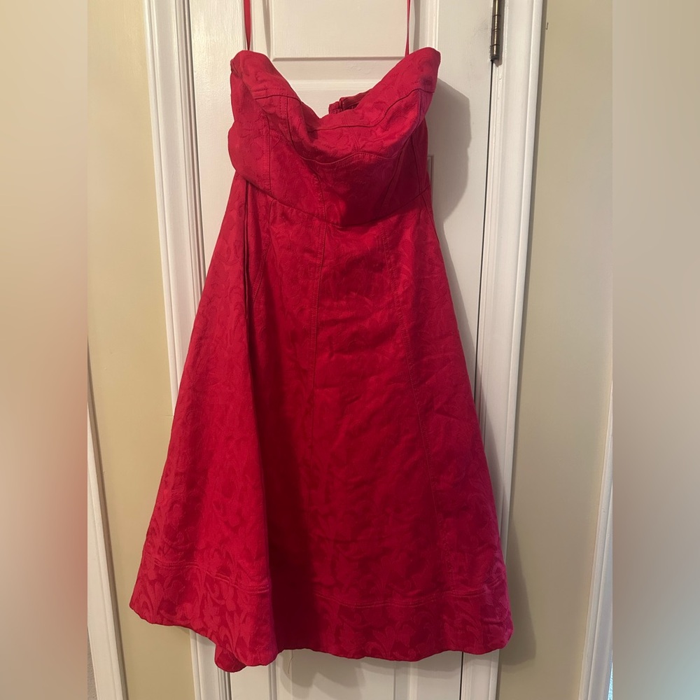 Anthropolgie Strapless Midi-Dress